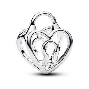 Pandora Openwork Heart Padlock Charm